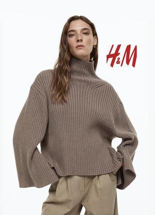 Стильный теплый свитер от h&m