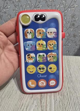 Музыкальная игрушка chicco мой первый смартфон