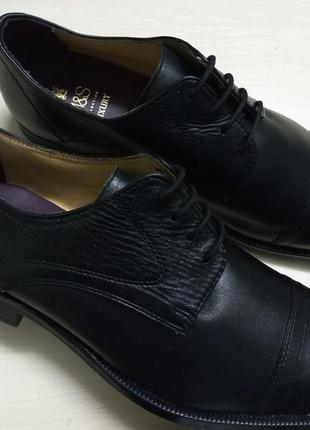 Туфли кожаные осень-весна муж.43-44р.m&s индии