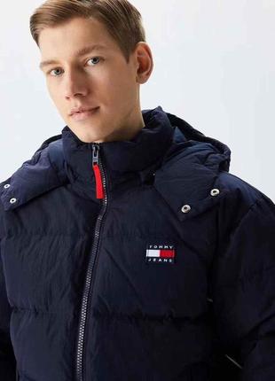 Куртка зимова, пуховик чоловічий Flaggenlogo tommy hilfiger