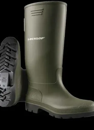 Сапоги dunlop pricemastor 380vp/pp зеленые, черные р.37, 44, 45, 475 фото