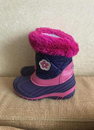 Теплі чобітки теплі якісні сапожки на осінь- зиму,  26-27 роз