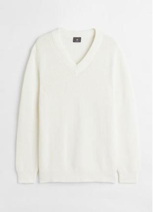 Брендовый теплый мужской джемпер h&m regular fit этикетка