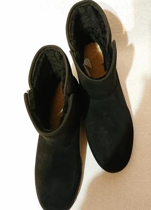 Женские зимние ботинки угги ugg us10 40 41 замша оригинал очень теплые7 фото