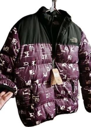 The north  face пуховик на s-m