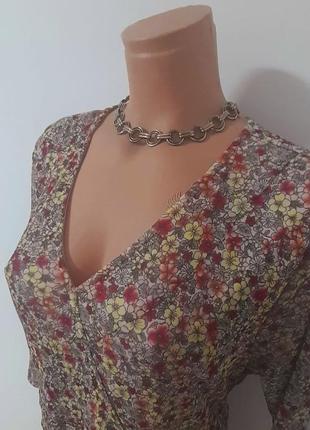 Фирменное платье на тонкой натуральной подкладке пог 54 см