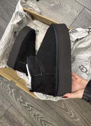 Угги на платформе new yorker короткие mini ugg угги угги