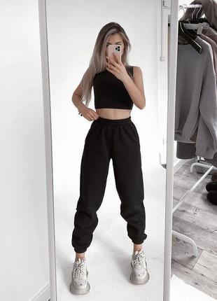 Джогери жіночі тринитка oversize 4 кольори