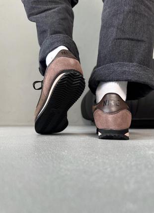 Кроссовки nike cortez brown black4 фото