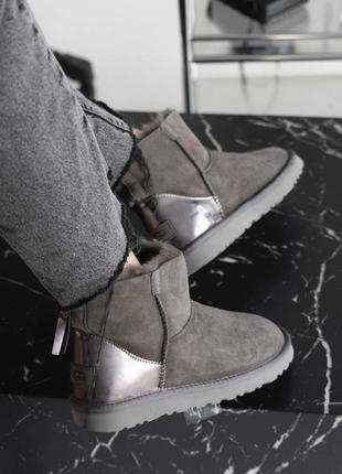 Угги угги угг ugg bailey zip grey