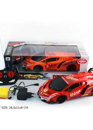 Машина на радіокеруваннімасштаб 1:16, пульт керування, підсвічування, акумулятор 4,8 в, usb-кабель