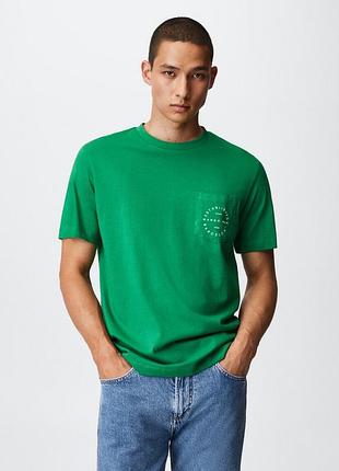 Футболка чоловіча, футболка з лого, футболка хлопок базова футболка мужская фирменная