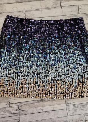 Праздничная новогодняя юбка в пайетки