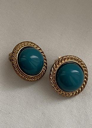 Винтажные  клипсы  маленькие