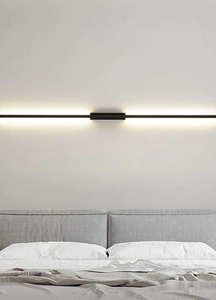 Лед світильники , настіний 60 см метал, члрного коліру