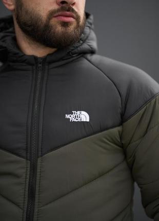 Куртка tnf чорна-хакі3 фото