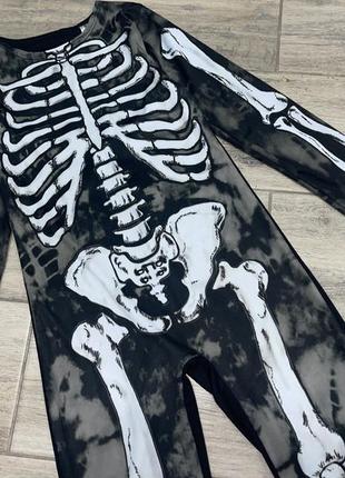 Костюм карнавальный, для хэллоуина скелет wilko 7-8лет2 фото