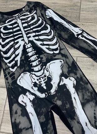 Костюм карнавальный, для хэллоуина скелет wilko 7-8лет3 фото