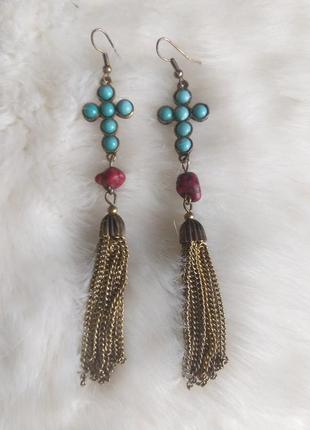 Серьги.
