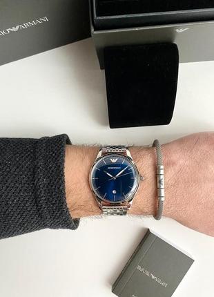 Emporio armani watch ar80048 чоловічий брендовий наручний годинник армані оригінал подарунковий набір на подарунок чоловіку подарунок хлопцю