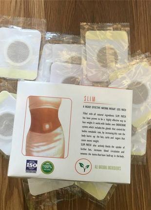 Патчі для схуднення slim 30 шт. пластир для схуднення з натуральних компонентів5 фото