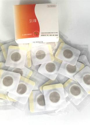 Патчі для схуднення slim 30 шт. пластир для схуднення з натуральних компонентів2 фото