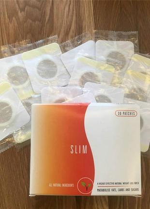 Патчі для схуднення slim 30 шт. пластир для схуднення з натуральних компонентів