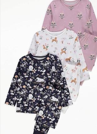 Ніжні комплекти піжам для дівчинки