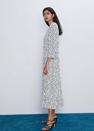Трендовое платье макси от zara