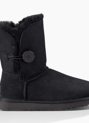 Угги женские черные ugg bailey стимулировать ii blk