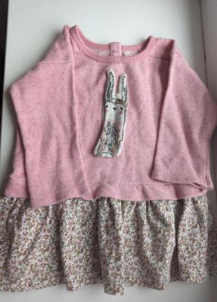 Кофта светр туніка для дівчинки