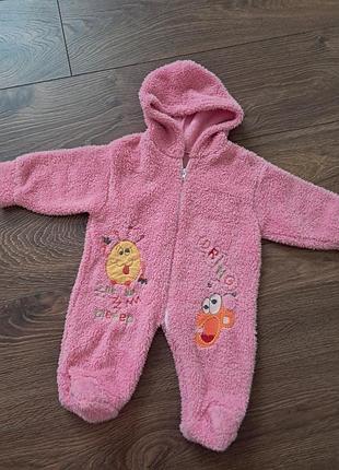 Махровый человечек комбинезон