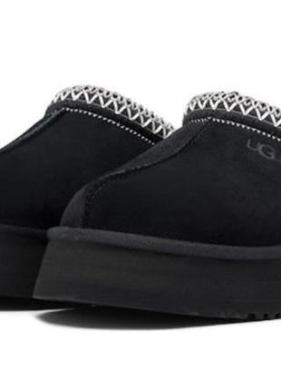 Женские угги мюли черные ugg Pcd tazz black