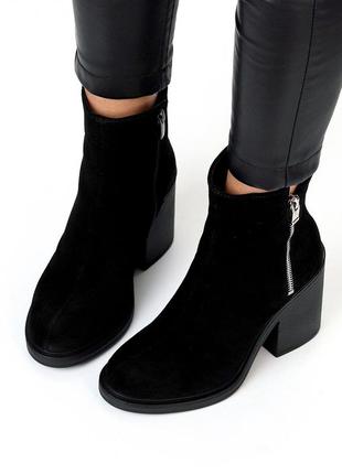 23043 черевики замшеві зимові на хутрі