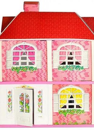 Ігровий набір будиночок 6980 з меблями рожевий3 фото