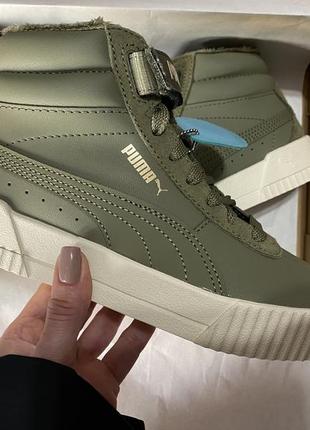 Кросівки унісекс утеплені puma Lux carina mid wtr fur 380254-02