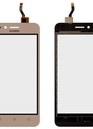 Сенсор (тачскрін) huawei y3 ii 2016/ lua-u03/ u22/ u23/ l03/ l13/ l23, версія 3g, золотий