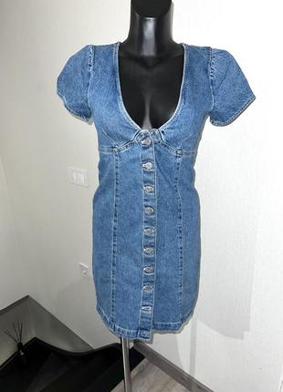 Трендовый сарафан карандаш на кнопках levi’s