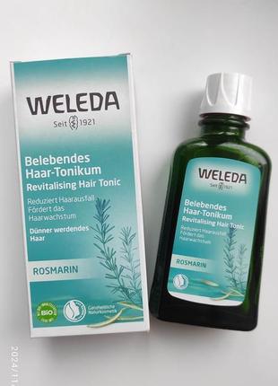 Weleda rosmarin тоник-стимулятор роста волос с экстрактом розмарина