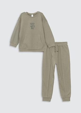 2-3/3-4/4-5/5-6 р новий фірмовий спортивний костюм світшот худі та джогери спортивки lc waikiki play