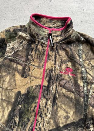 Мужская флисовая кофта real tree mossy oak размер s