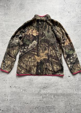 Мужская флисовая кофта real tree mossy oak размер s