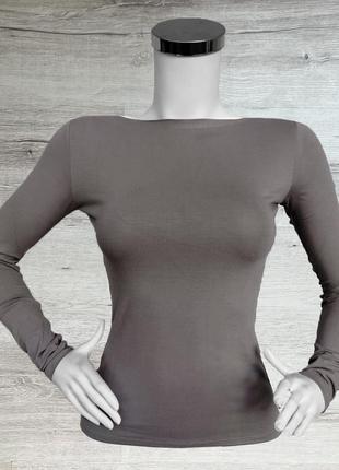 Лонгслів / виріз лодочкою