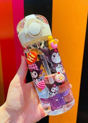 Бутылочка для воды с принтом куроми