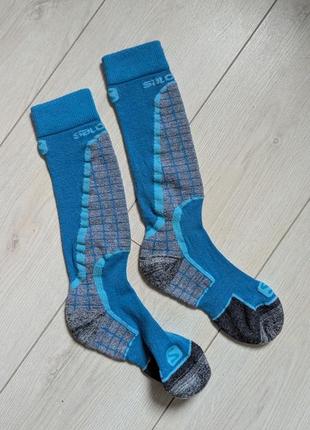 Теплі високі носки salomon на  39-42 розмір