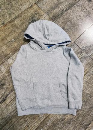 Толстовка, кофта с капюшоном, худи утепленная, с начесом, m&s, р. 104, 4 года