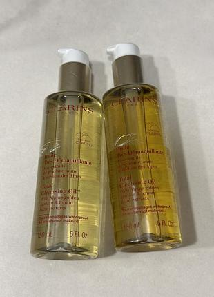 Оригінал делікатна очищувальна олійка для видалення макіяжу clarins total cleansing oil 150 ml