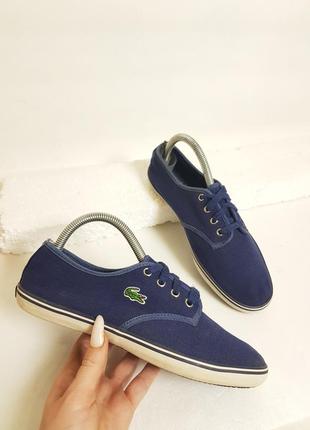 Кеды синие lacoste 38