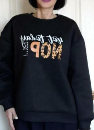🖤🧡 теплый свитшот shein