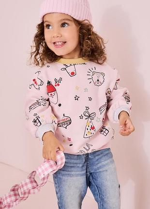 Новорічний світшот , кофта, реглан, светр на флісі next 92 р